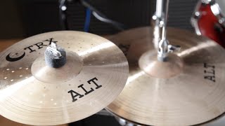 TRX ALT cymbals hands-on demo for Rhythm Magazine