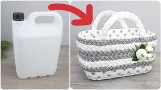 Amazing BASKET - DIY Plastic Canister ORGANIZER