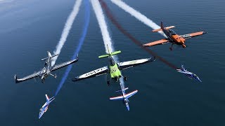 Red Bull Air Race pilots take flight with the Patrouille de France