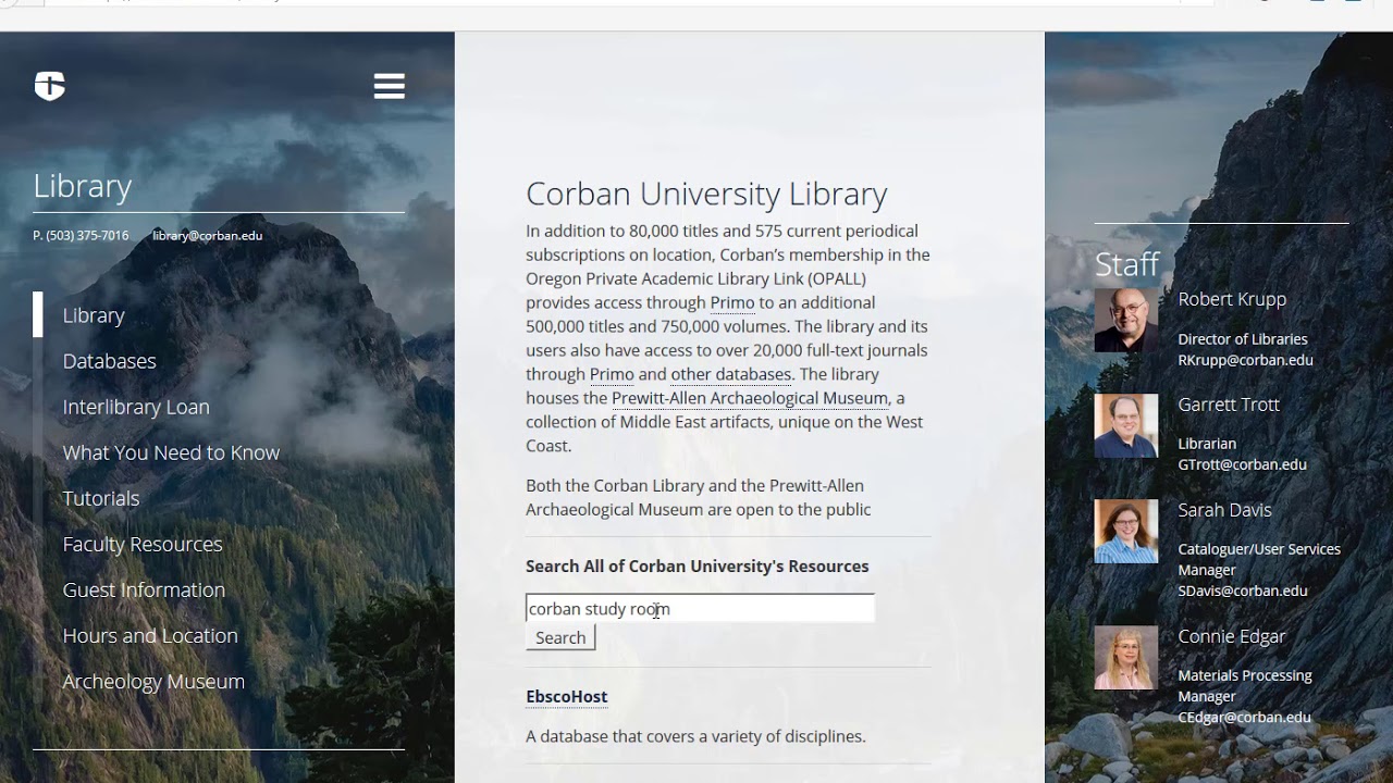 How to Reserve a Study Room @ Corban University Library - YouTube