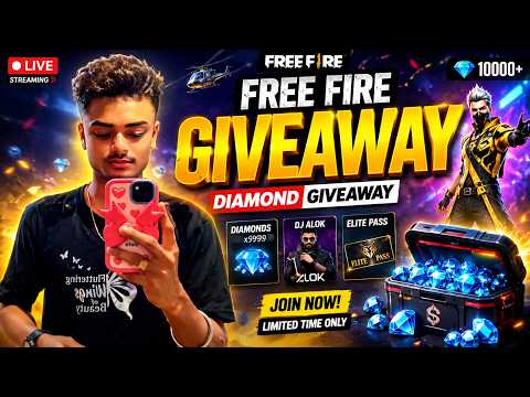 Raj Gaming 69 A 🔴 Mega Official Giveaway 😳 #diomandgift #freefirelive #shortslive
