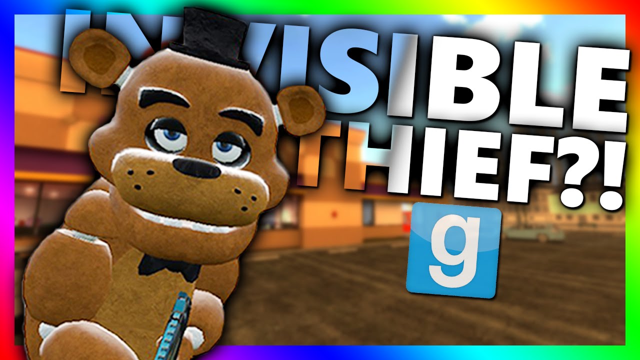 ROBBING FREDDY FAZBEAR'S PIZZA?!?! | Gmod Invisible Thief Challenge (Five Nights at Freddy's)