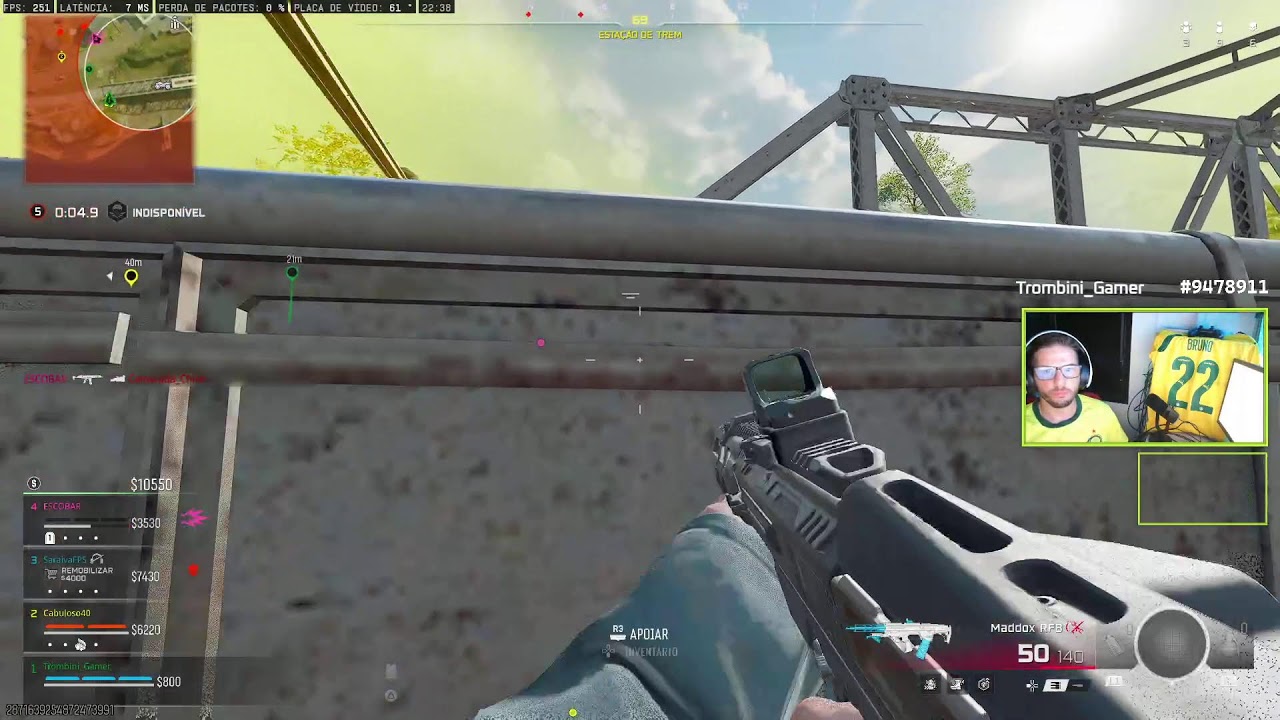 COD REBIRTH 🔥 ACORDA BRASIL!!!!  22 FLAVIO BOLSONARO!!