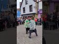 Glastonbury Morris dancing "Lorenz's Butterfly" today at the Glastonbury Dragons Wild Hunt Event