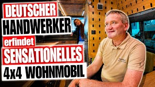 Dieser deutsche Handwerker revolutioniert Wohnmobile! Castello 4x4 Sprinter mit Dusche Caravan Salon