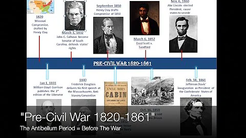 MTEL General Curriculum Subtest 1 (178 & 73) ~ " Pre-Civil War 1820-1861" ~  GOHacademy.com