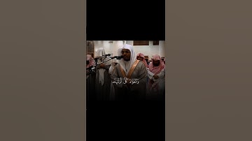 أجمل وأقوى تلاوة للقرآن الكريم بصوت الشيخ ياسر الدوسري | سورة الإسراء #منتشر #تلاوة_القرآن