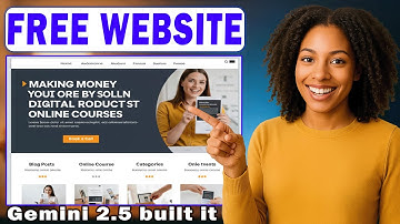 Google Gemini 2.5 heeft deze VOLLEDIGE website GRATIS in 100 seconden gebouwd!?