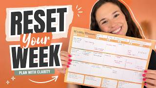 Reset Your Week With Clarity Using a Weekly Desk Planner