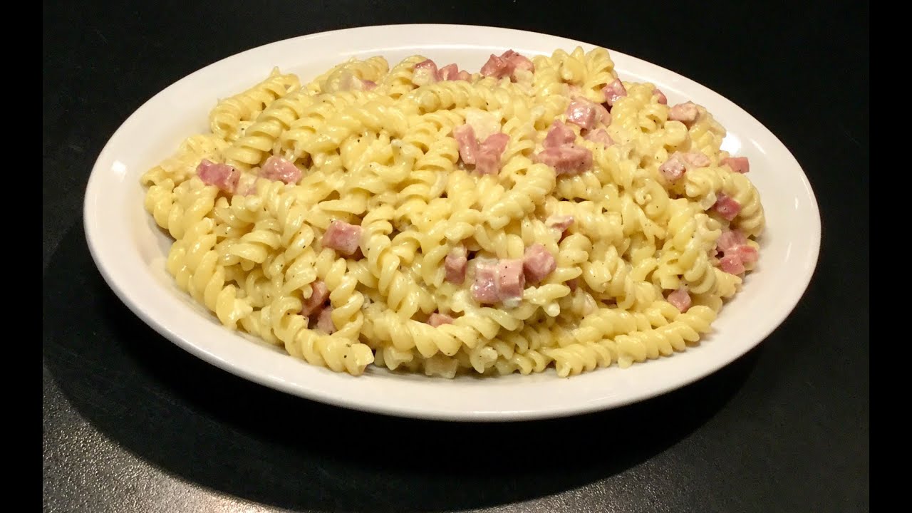 RECETTE EXPRESS EN MOINS DE 10 MINUTES LES PTES  LA CARBONARA