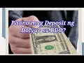 Paano magdeposit ng Dollar sa BDO?