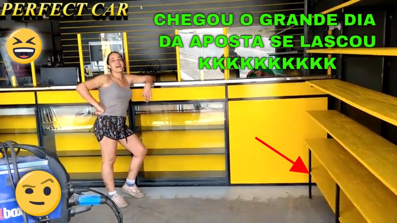 Montagem Da Loja F Nix Auto Pe As Chegou O Grande Dia Da Aposta Ser Que Vou Passar Car O Parte