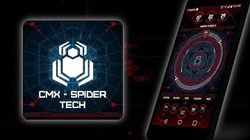 CMX - Spider Tech for KLWP | Theme (Android Personalization)