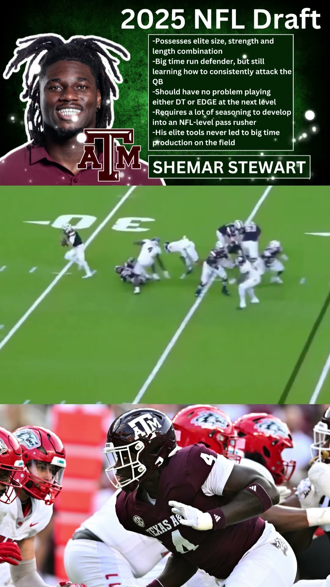Shemar Stewart Scouting Report \u0026 Breakdown ?? Eagles TOP TARGETS in the 2025 NFL Draft