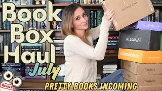 Unboxing Book Box Subscriptions, July 2026. FairyLoot, Illumicrate, Allurial, Bookish Box. #Bookhaul