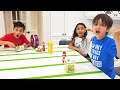 Roll the Can and WIN Challenge with HZHtube Kids Fun
