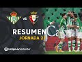 Resumen de Real Betis vs CA Osasuna (1-0)