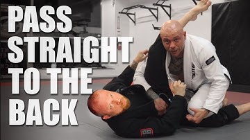 Passing Straight to The Back - BJJ Guard Passing