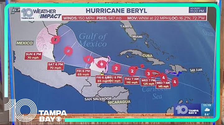 Tracking the Tropics: Hurricane Beryl continues toward Jamaica as Category 4 storm