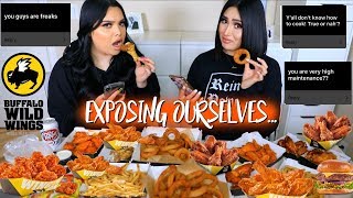 MUKBANG FT. MAYRATOUCHOFGLAM + READING ASSUMPTIONS!