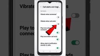 Samsung A05 Vibrates When Call Ends 📳 (Fix This Setting!)