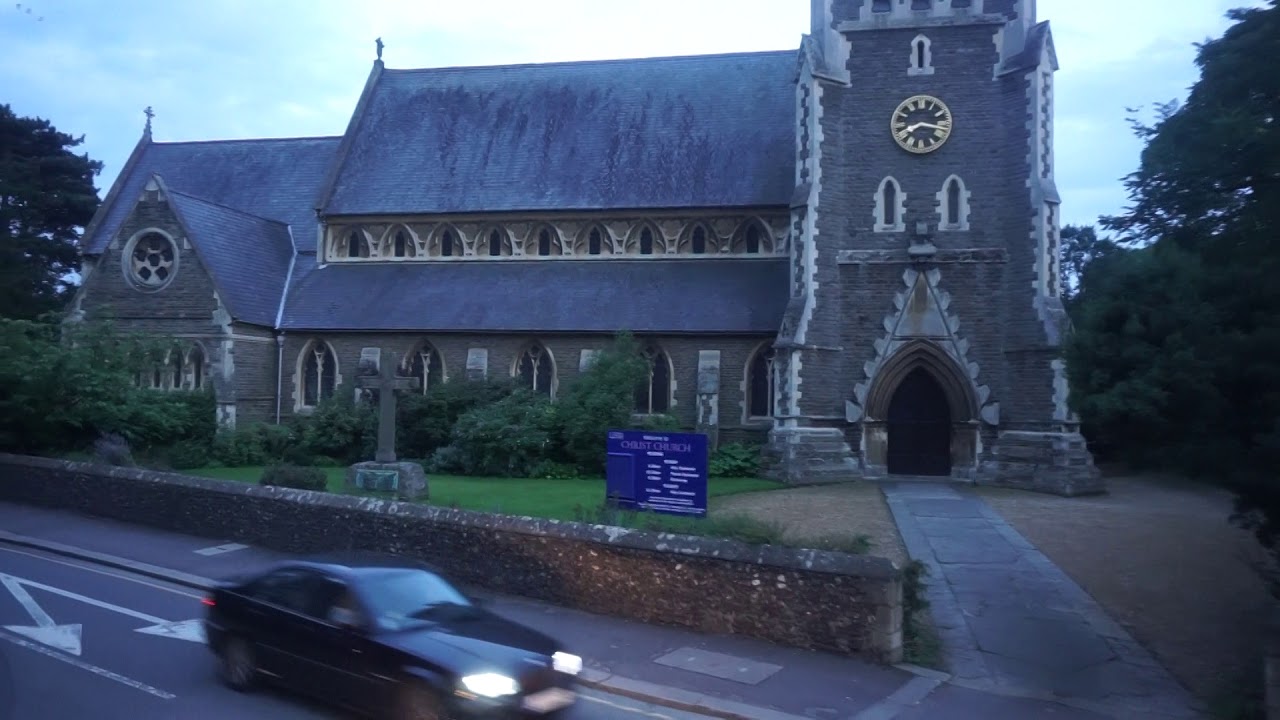 Vlog of the 21 bus route in Reading town-nightfall1