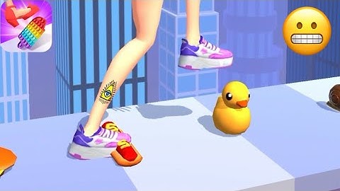 Tippy Toe!! Very satisfying and relaxing ASMR step on game | Gameplay