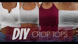 DIY CROP TOPS OUT OF TANK TOPS (4 Styles) | Jeanae Melisa