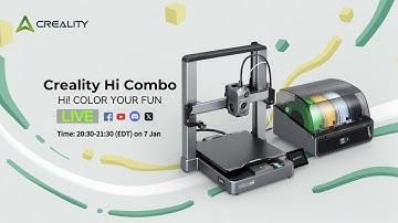 🔥Creality Hi Is Coming! Color Your Fun!🎨