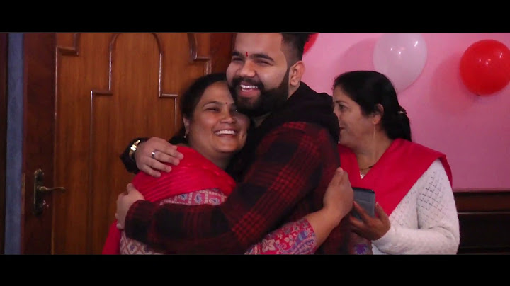 Surprise visit to India from Canada after 3 years. (2020)