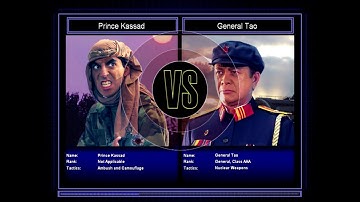 Command & Conquer General Zero Hour Challenge Prince Kassad VS General Tao Hard Mode #6