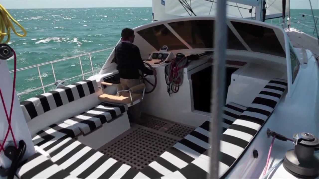 Visite guidée à bord de l'Alubat 58, bateau en aluminium du chantier ALUBAT