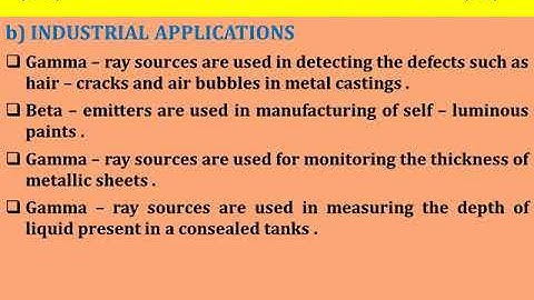 Applications of Radio Isotopes🤩