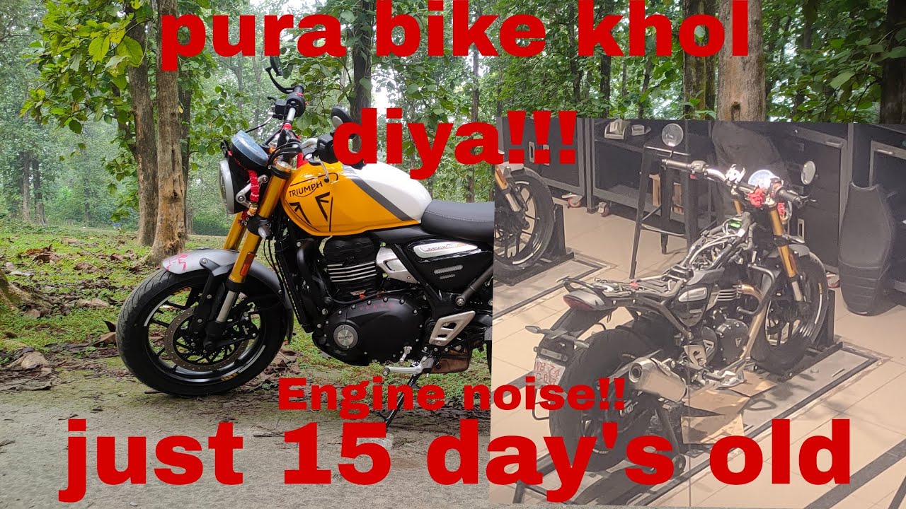 Triumph speed 400 noise‼️ shim+ timeing chain noise?  bad engine quality? bad service? my opinion