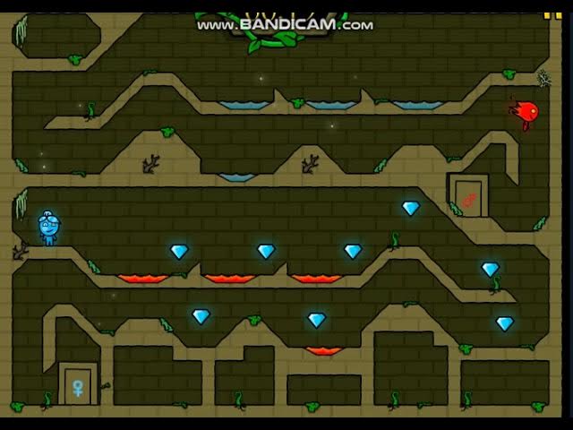 Fireboy and Watergirl Light Temple Level 12 