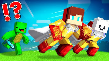 ONE PUNCH MAN Speedrunners vs Hunter in Minecraft - Maizen JJ and Mikey