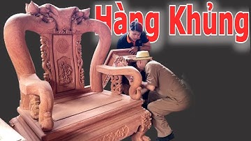 REVIEW HÀNG KHỦNG - Bộ Ghế Minh Quốc Đào Đồng Kỵ Chân 18 Cột 16 Hàng Đặt Sỉ Đét ( Thế Giới Đồ Gỗ )