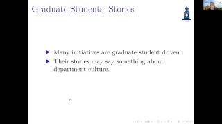 Enrichment Programs for Mathematical Science Graduate Students | Dennis Davenport | paraDIGMS 2021