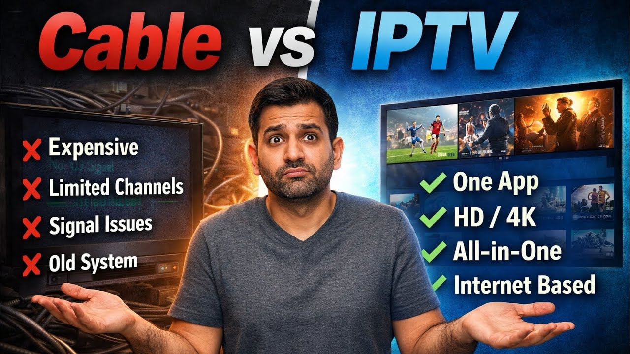 Кабельное телевидение против IPTV | ​​Почему люди переходят на стриминг в 2026 году | Max Stream ...