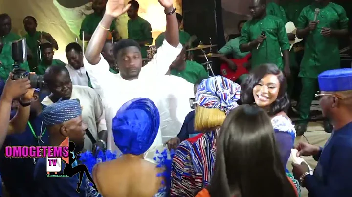 LALA, OLAYINKA SOLOMON AND HER HUSBAND STORM IN SEYI EDUN AND NIYI JOHNSON TWINS NAMING CEREMONY