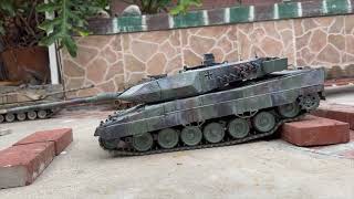 Henglong 1/16 RC GERMAN Leopard 2 A6 - Obstacle Test Run