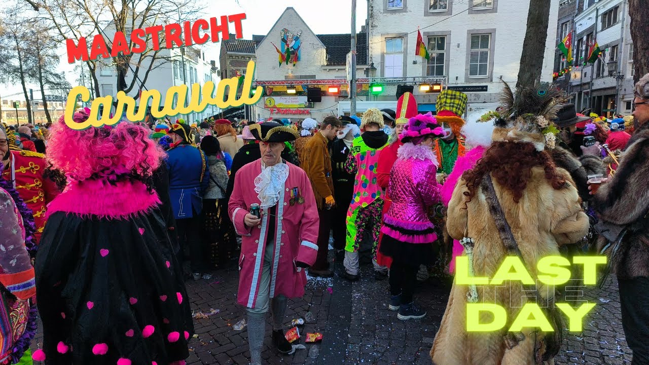 Carnaval Maastricht 2023,Last day Grand Dutch Carnaval ,Maastricht 2023 4k Carnaval,CArnaval 2023