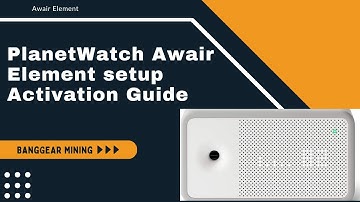PlanetWatch Awair Element unbox setup activation installation guide ( Passive Income 2022 Project )