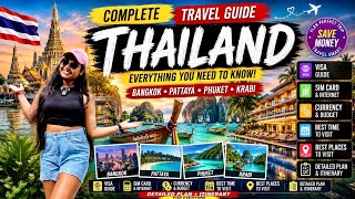 Thailand Itinerary | Thailand Tour Guide Video | Bangkok Pattaya Phuket Krabi Budget Tour Plan |