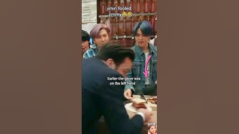 Jimin fooled Jimmy fallon😂🤣 #bts #lovelyqueenbts #shorts #jimin #jimmyfallon