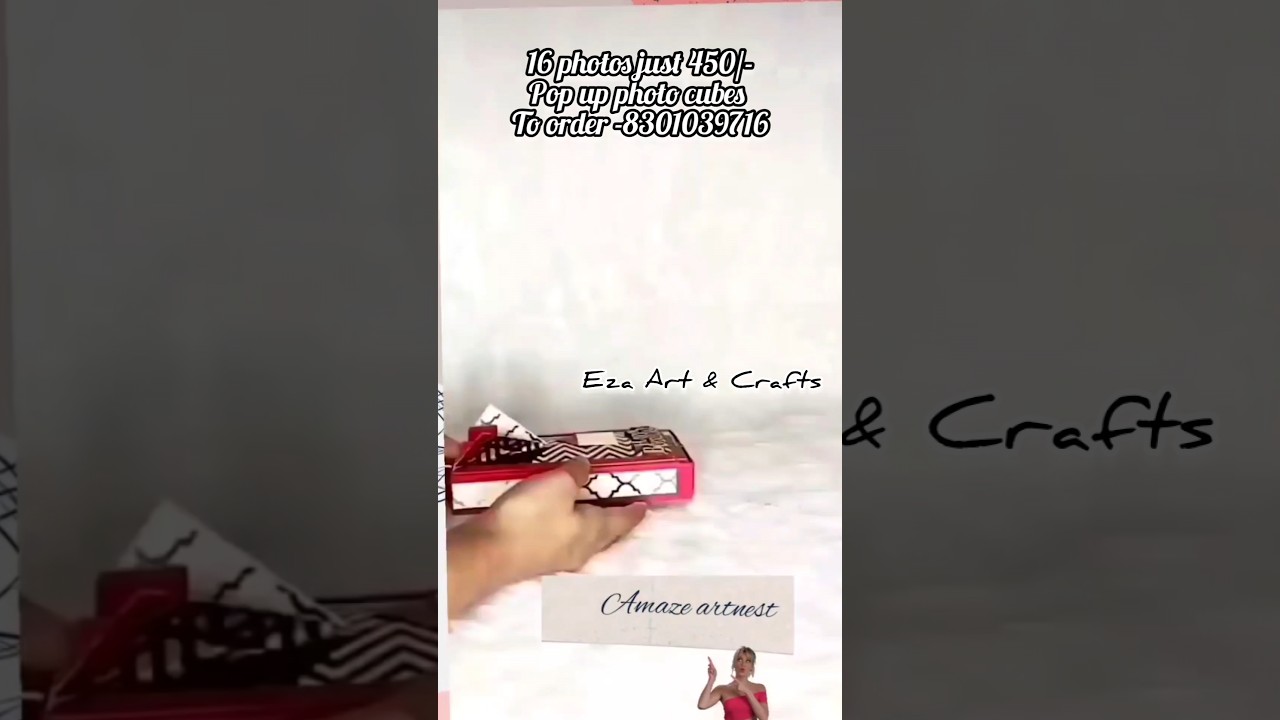 pop up photo cubes 