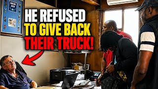 X repo, he took their R320 000 and don't want to give them the truck they bought #trending #viral