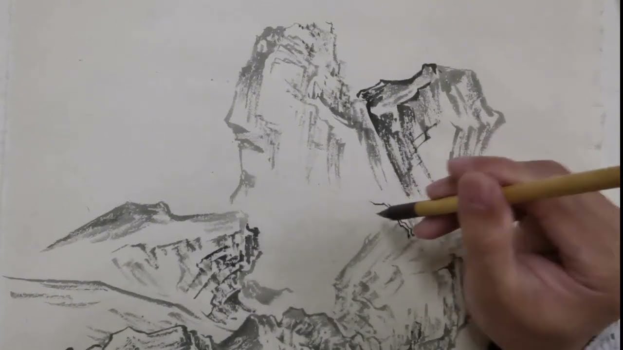 临摹完这幅山水画，你一定能收益良多