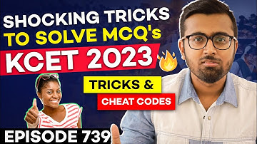 KCET 2023: Shocking Tricks to solve Mcqs | Tricks & Cheat Codes #739 #kcet2023 #mathematics #arsquad