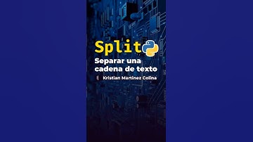 Como Separar una cadena de texto en Python #programadores #aprenderpython #programacion